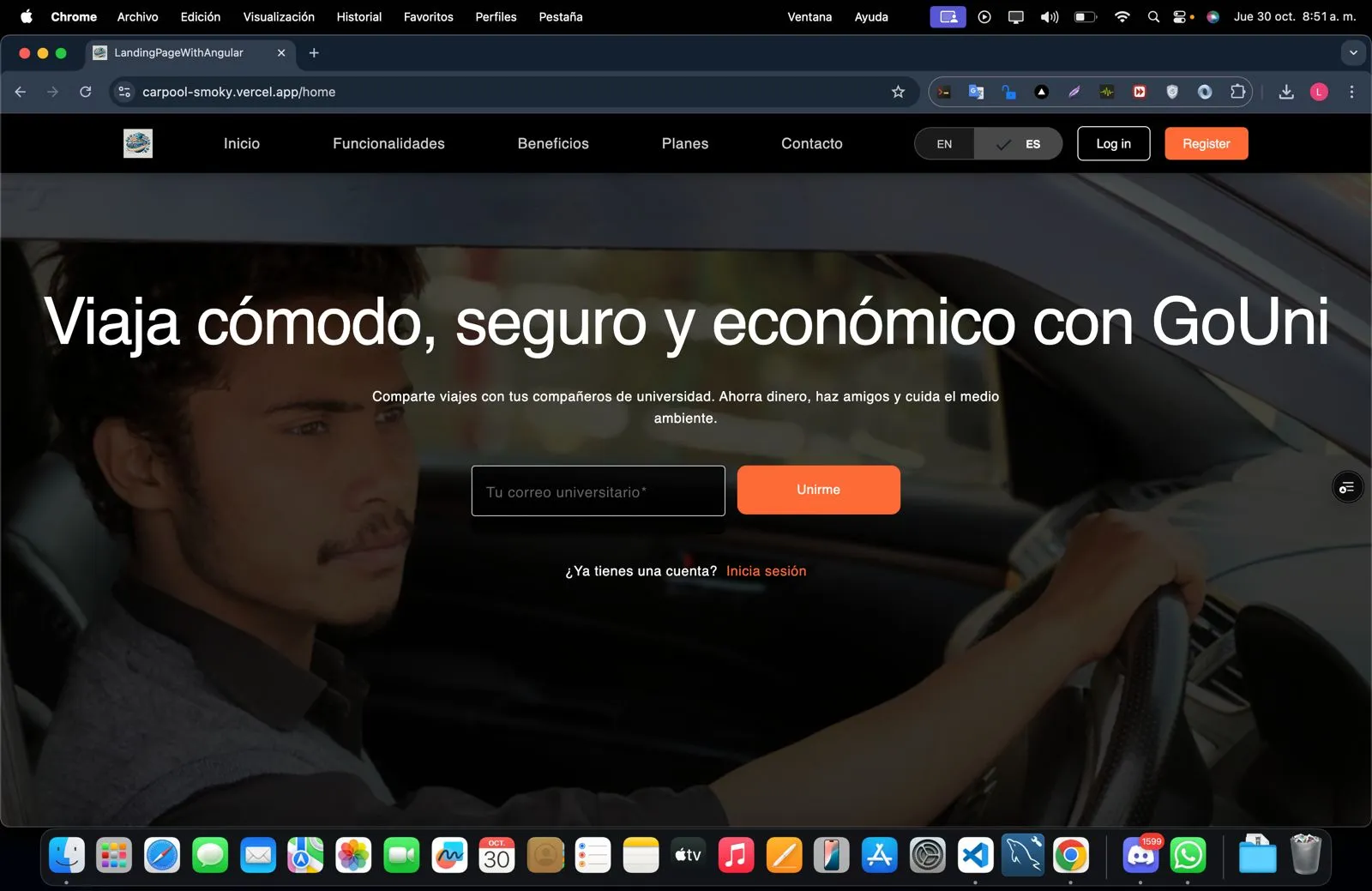 GoUni — Carpooling Universitario