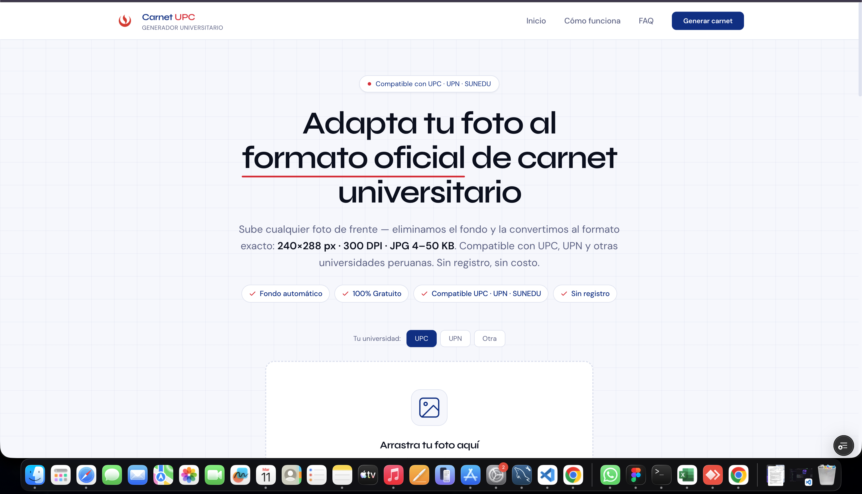 Carnet UPC Generator